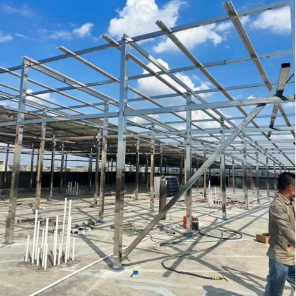 光伏板不銹鋼支架——304不銹鋼管應(yīng)用案例