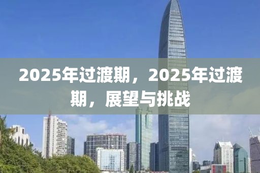 2025年過渡期，2025年過渡期，展望與挑戰